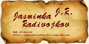 Jasminka Radivojkov vizit kartica